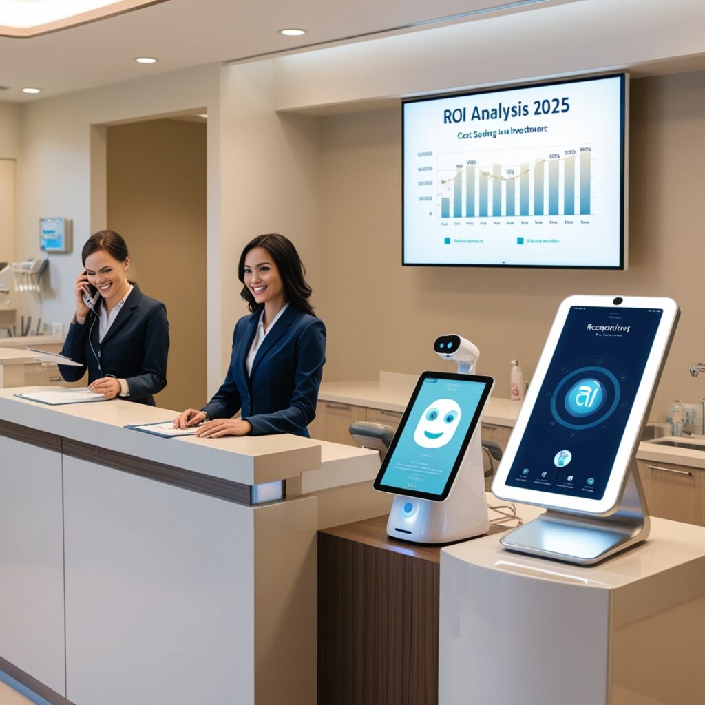 Dental AI Receptionist vs Human Receptionist: ROI Analysis & Business Case for 2025