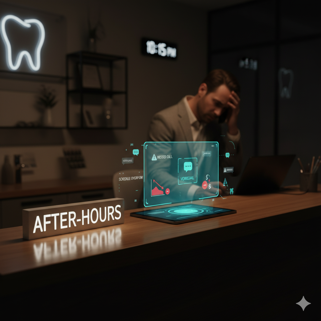 After-Hours Dental Calls: Why You’re Losing $50K-$300K Annually (And How AI Fixes It)